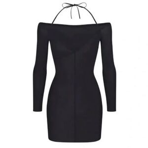 SKIMS Jelly Sheer Dress - Sz. Small - Black - Like New